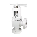 Lianggong Valves Forged Steel Angle Stop Valve 304 Stainless Steel Flanged High-Temperature High-Pressure Liquefied Gas Valve