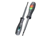 Professional Magnetic Flat-head Screwdriver Phillips Bit Dual-Purpose Measuring Digital Display Color Light Testing Pen