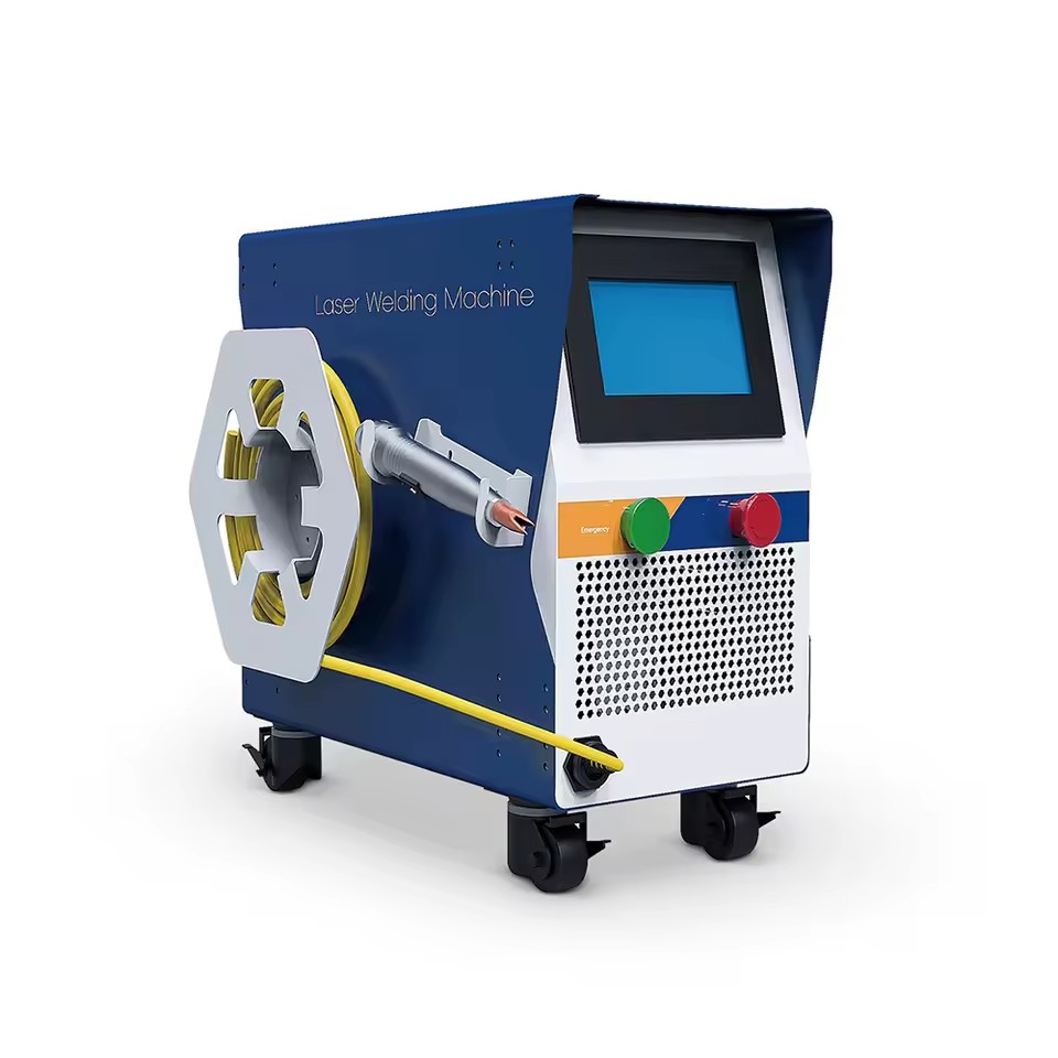 New Laser Pulse Welding Machine with External Wire Feeder 1500W Power Rating Handheld & Air-Cooled Multi-functional Portable