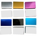 Customizable Self-Adhesive Laser Marking Metal Business Card Nameplate Pastable Aluminum Sheet for Personalized Gifts