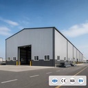 Anti-Rust Wide Span Tubular Steel Structure Factory Warehouse Building for Loading Dock Anti Corrosion Oem Service
