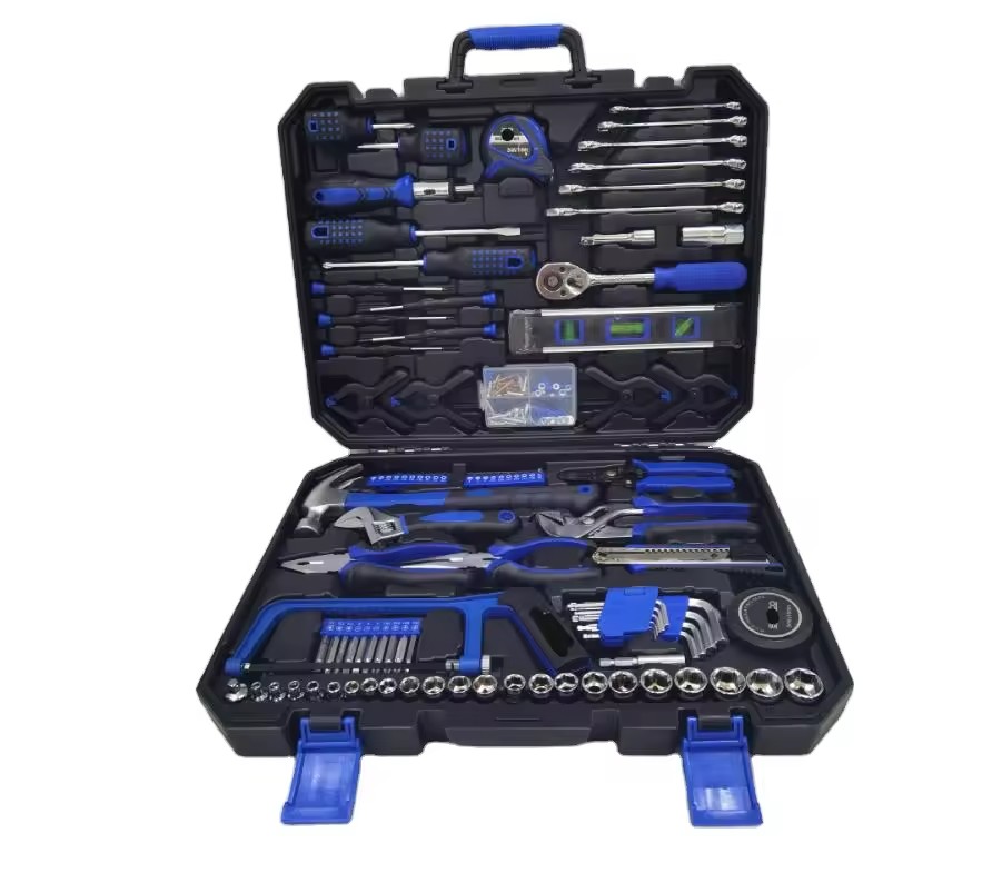 Multifunctional 198pcs Household Tool Set Includes Hardware Electrical Woodworking Maintenance Hand Tools Customizable OEM Tool