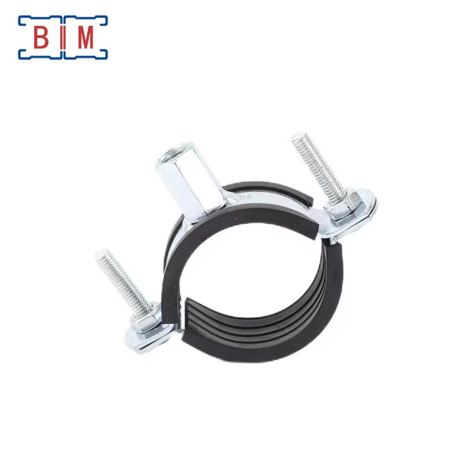 Strut Clamp Electro-galvanized Double-pipe Assembly Pipe Clamp