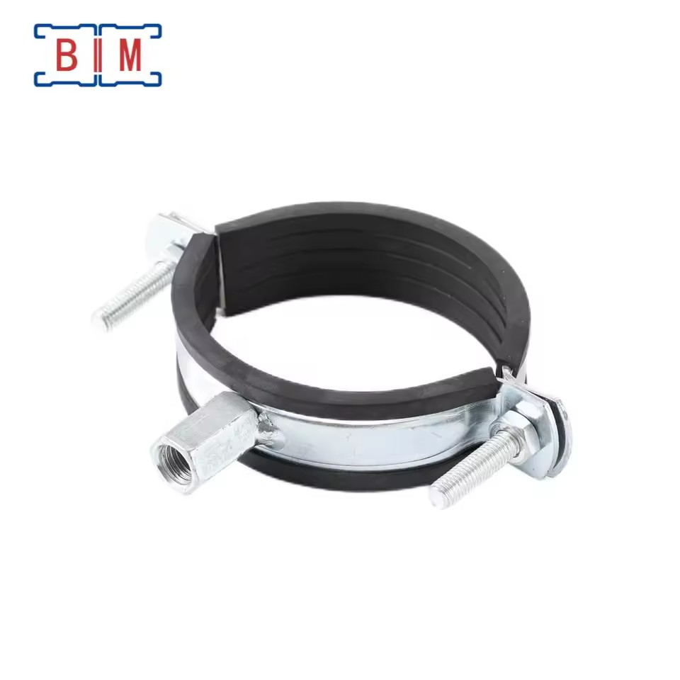Strut Clamp U Channel Carbon Steel Electro-galvanized O Type Insulation Pipe Clamp