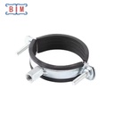 Strut Clamp U Channel Carbon Steel Electro-galvanized O Type Insulation Pipe Clamp