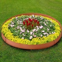 YW Hardware High Quality Black Lawn Edging Rust Proof Landscape Garden Border Fence Black Galvanized Metal Steel