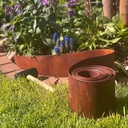 YW Hardware Custom 5m 10m Tall Galvanized Weathering Resistant Aluminium Rusty Corten Steel Metal Lawn Edging in Roll