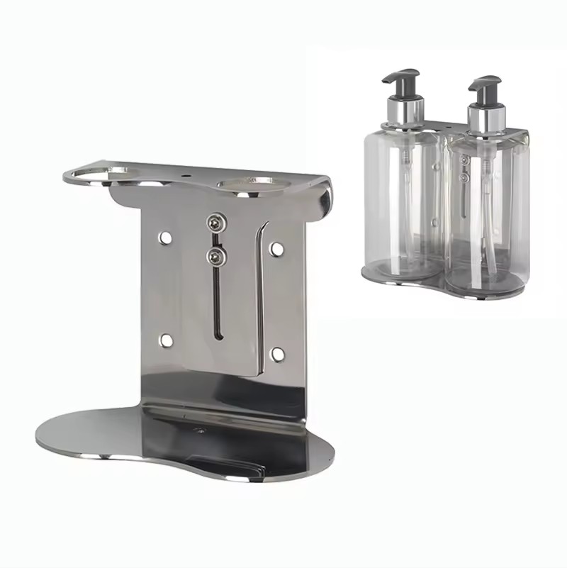 Customized 2024 Most Popular Black Wall Mount Bathroom Shower Soap Dispenser Holder