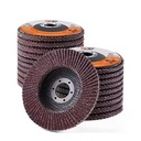 Customized 125mm Metal Abrasive Disc Tools Aluminum Oxide Flap Wheel Disk with Fiberglass Backing 5Inch Diameter