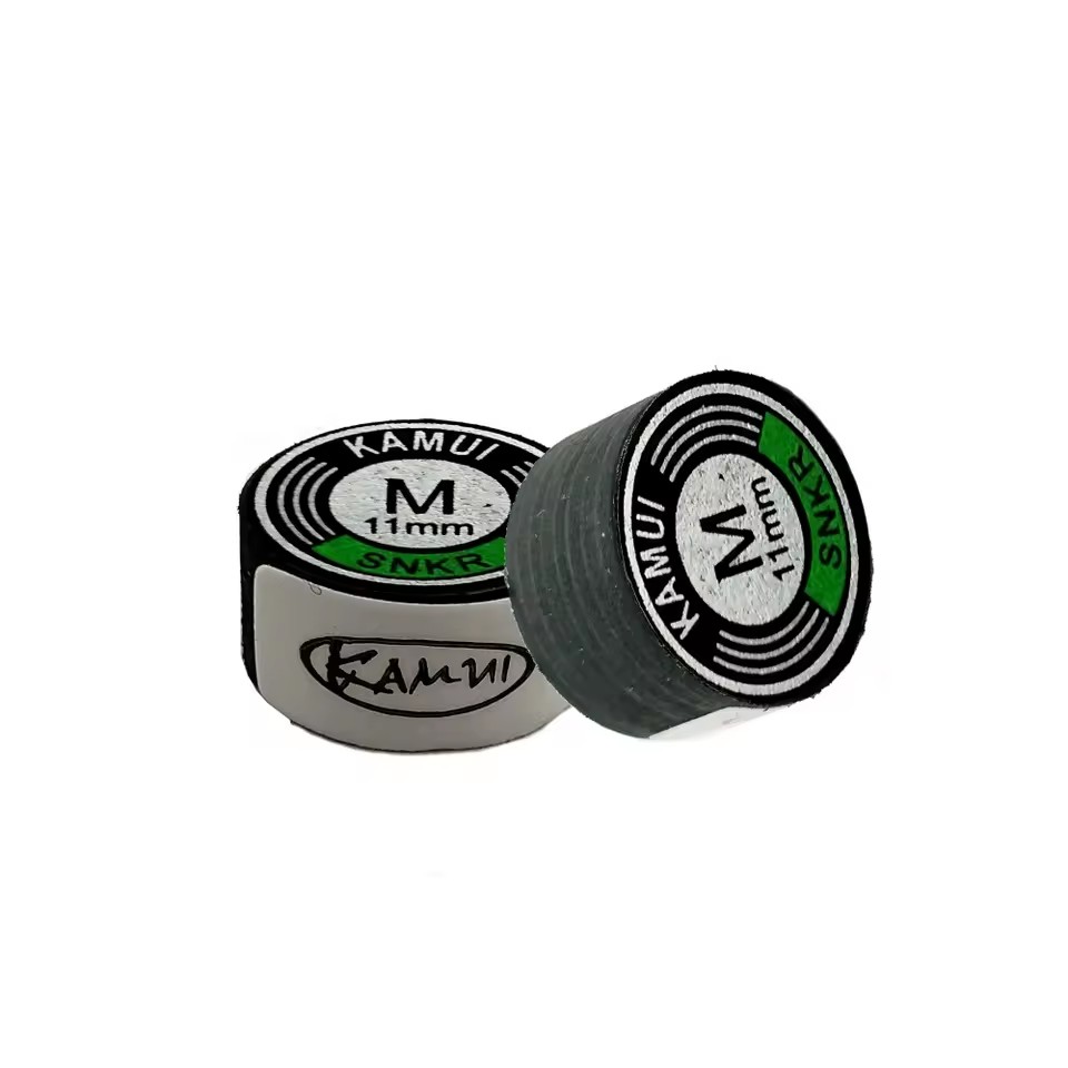 SNKR Professional Kamui Black Laminated 11mm Snooker Cue Tips Hardness M High Quality Snooker Tips