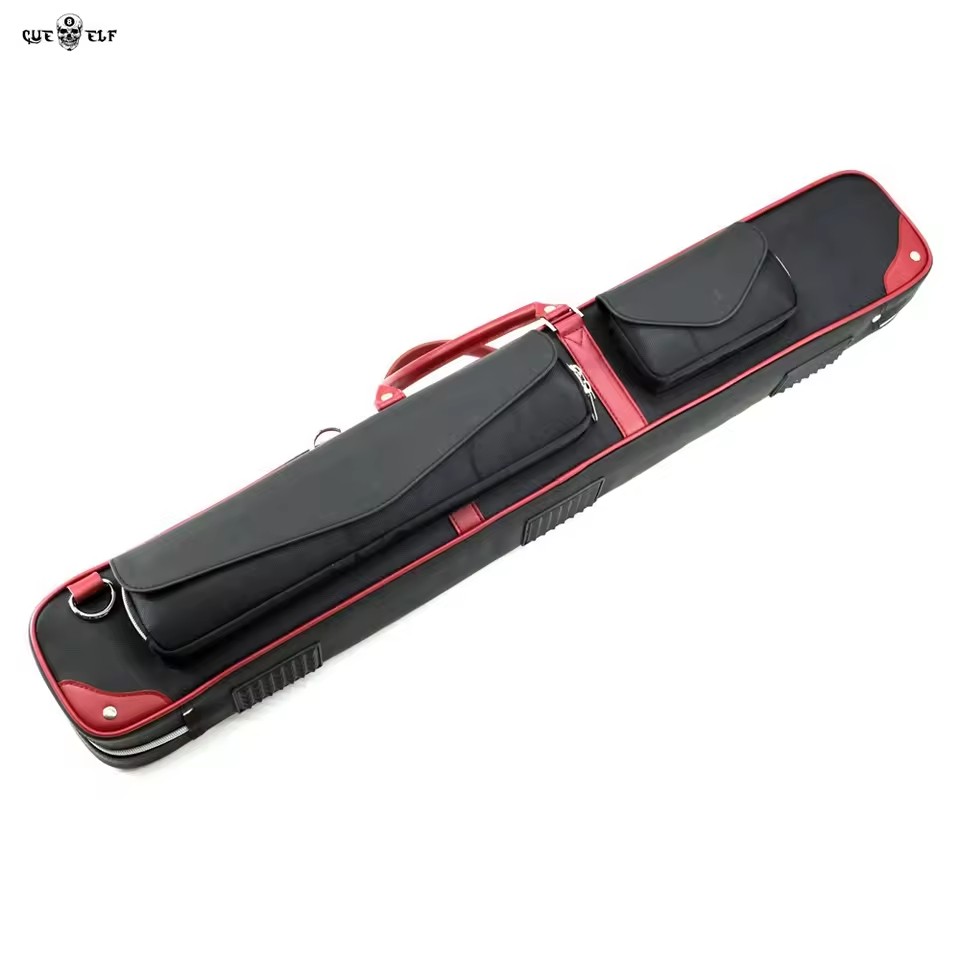 Cueelf Modern Style Leather Pool Cue Case Hot Selling Billiard Cue Stick Bag Rod Box Material