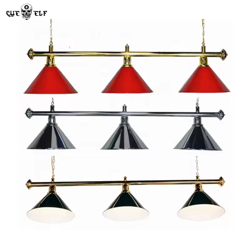 Factory Direct Billiard Light Cheap Beautiful Ce&u Approved Metal Pool Table Lights