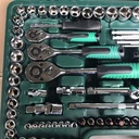 151-Piece Universal Sleeve Ratchet Wrench Set Multi-Function Carbon Steel Socket Wrench for Car Repair Hand-Power Source