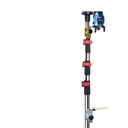 Industrial Grade 4-meter Telescopic Measuring and Leveling Support Rod OEM Customized Stainless Steel for External Measurement