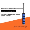 Factory Wholesale Hollow Drum Hammer Telescopic House Inspection Tool 150cm Tile Measurement