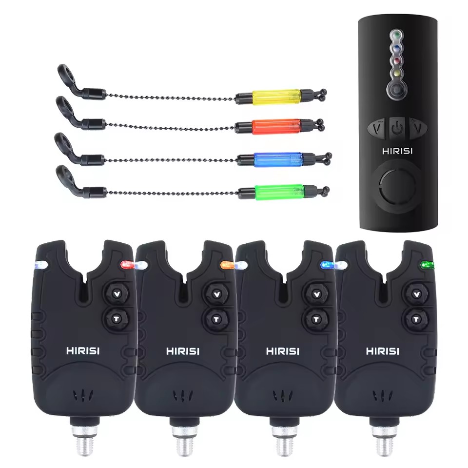 Wireless Carp Fishing Alarm Set 1+4 Waterproof Fishing Alarm Indicator SQ-4