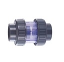 Transparent PVC Valve Transparent PVC Spring Ball Check Valve DN15-DN100