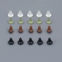 1000 Pieces Fishing Rubber Beads Fishing Rigs for Carp Fishing Hook Stopper Terminal Tackle Accessories