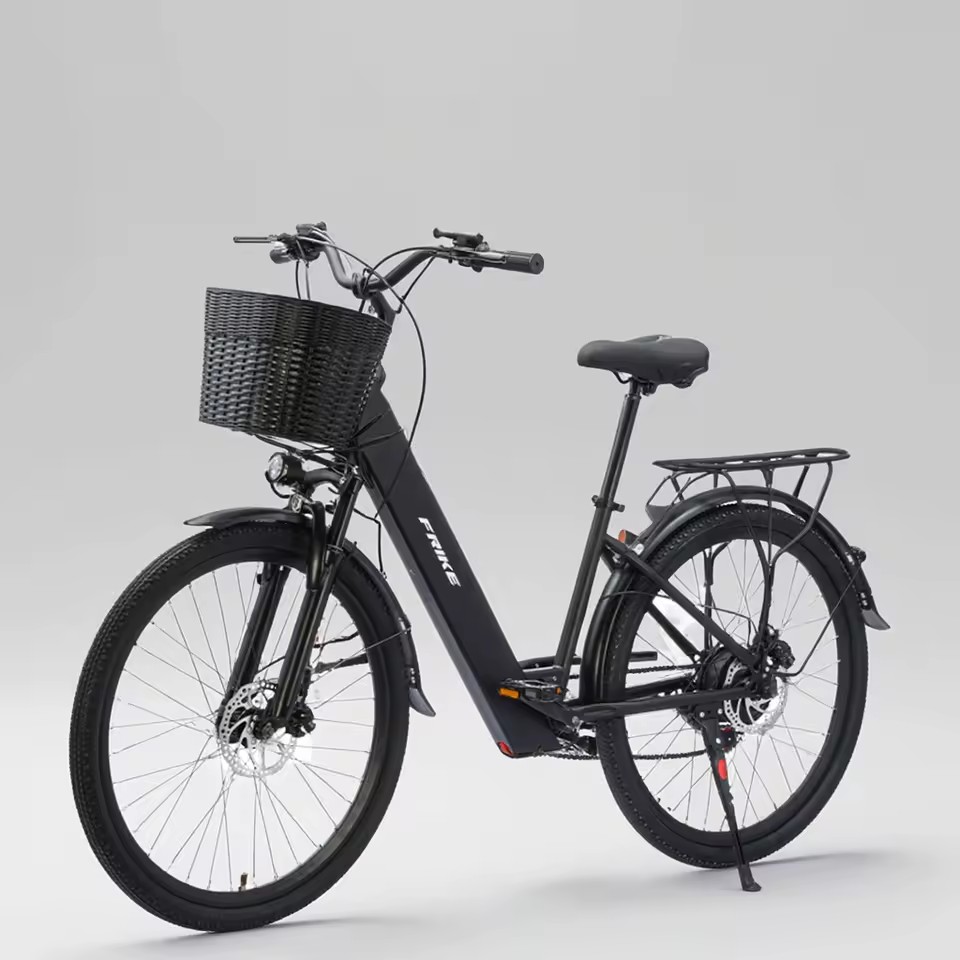 Factory Direct FRIKE Mountain Electric Bike 36V Electric Bike for Women Bicicleta Electric Built-in Battery Electric City Bike