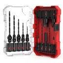 15 Pcs Wood Plug Cutter Shank Quick Change Tapered Drill Bit Set Countersink Drill Bit Set With Storage Box for Woodworking