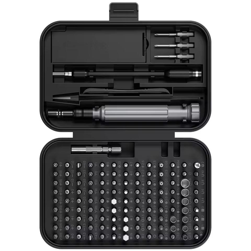 150 1 Cordless Electric Magnetic Screwdriver Set 120 Bits Chrome Vanadium Steel Durable Hand Tools for Electronics Repair