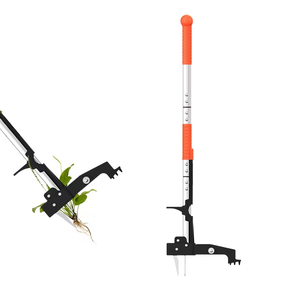 Weed Puller Tool Weed Puller Tool Stand up Heavy Duty,Long Handle Weeders with 3 Claw Steel Head Design,Weeder Root