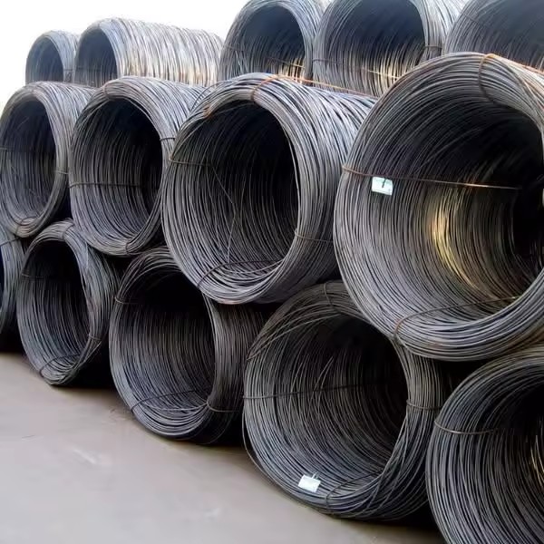 High Carbon Black Steel Drawn Wire Rod for Nails 4mm/6mm Q195 Grade GB Standard Bending & Welding Capable Non-Alloy