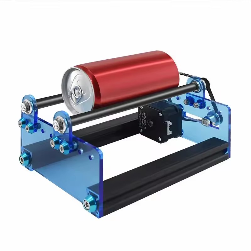 ActionLasers TWOTREES 3d Printer Laser Engraving Machine Y Axis Rotary Roller Engraving Module for Engraving Cylindrical Objects