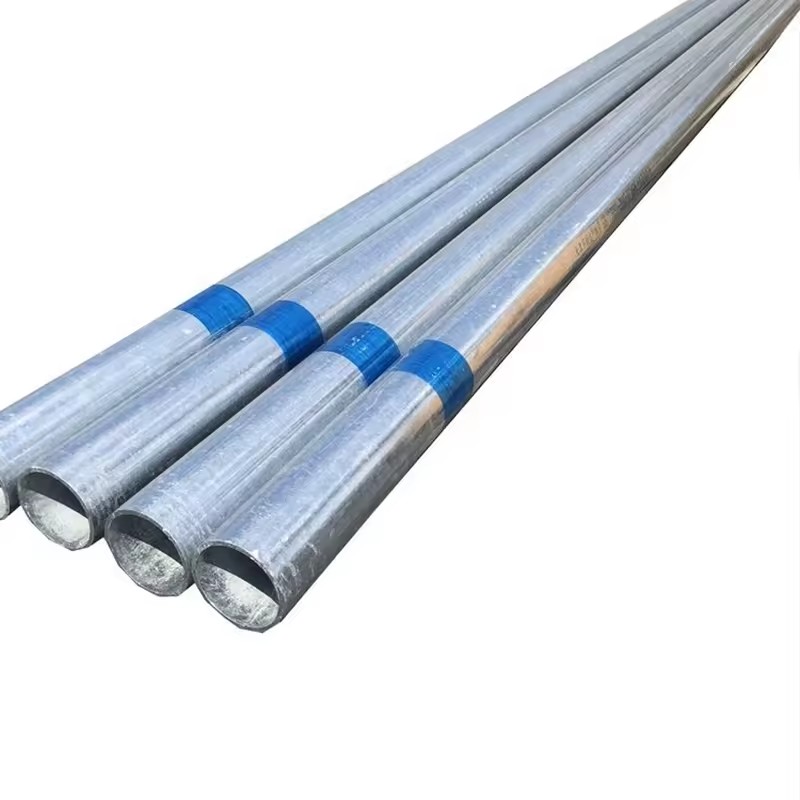 Pre Galvanized Pipe Hot Dipped Gi Steel Round Galvanized Iron Pipe A53 Tube for Greenhouse Construct