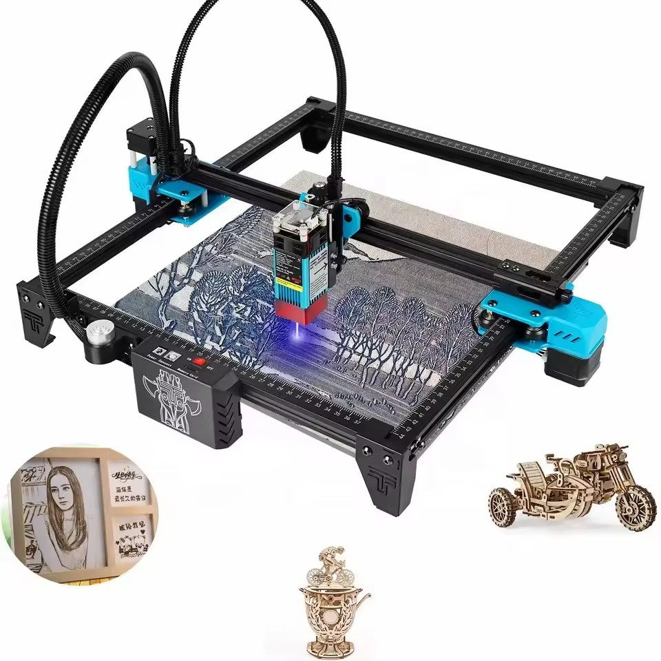 ActionLasers Hot Selling Smart Laser Engraver Machine Engraving Printer Master 5.5W for Big Size DIY