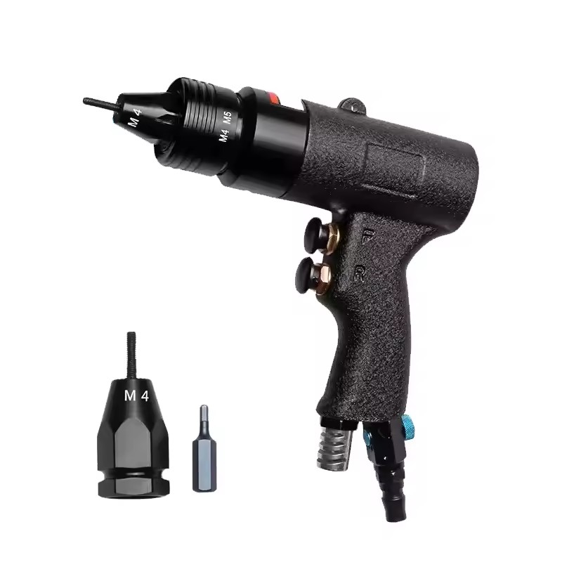 M4 Powerful Pull Force Lightweight Air Riveter Convenient Portable Pneumatic Hydraulic Rivet Nut Gun