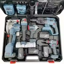 5 1 Brushless Cordless Electric Drill Multifunction Lithium Power Tool Set Industrial Chrome Vanadium Steel 3-Year Warranty for