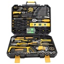 Portable 168-Piece Carbon Steel Tool Set OEM Hard Case Hand Socket Wrench Auto Repair Household Multi-Use Kit
