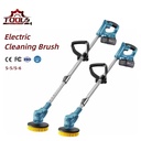 6-in-1 Electric Spin Scrubber Cordless Cleaning Brush with Telescopic Long Handle Shower Scrubber for Bathroom, Kitchen & Gutter