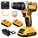 Portable Cordless Drill 18V Brushless Industrial Grade Dual-Purpose Rechargeable Lithium Battery Screwdriver Tool 90Nm Torque