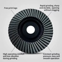 Hybrid Ceramic Vitrified Diamond Flap Wheel Flexible Disc 115mm Coated Flap Disc for Granite Grinding Marble Tile Edge Grinding