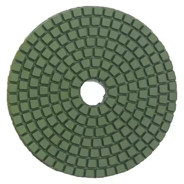 New Pattern 4'' 100mm Wet Use Resin Bond Diamond Flexible Polishing Pads for Marble Granite Engineer Stone Quartz Porcelain