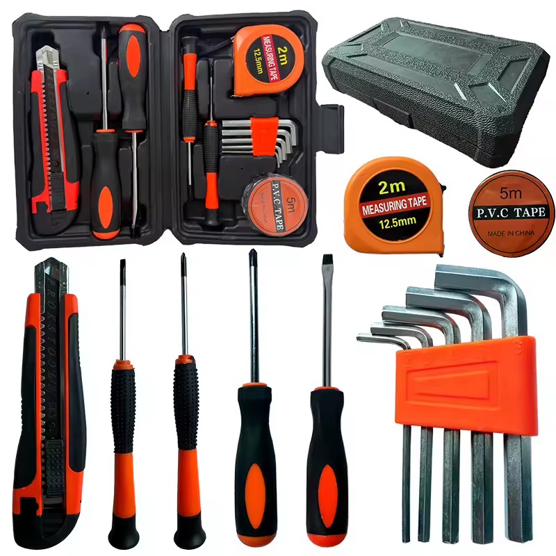 Home Hardware DIY Hand Tool Kit Multi-Purpose Phillips Flathead Screwdriver Set Including Electric Wrench Angle Grinder Hard