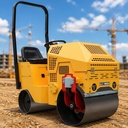 Cheap Prices 1ton Ride on Road Roller Hydraulic Vibration Asphalt Roller With Diesel Engine for Road Engineering