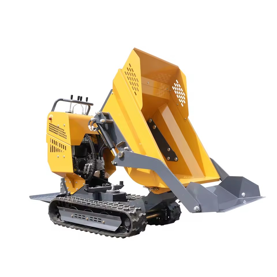New Euro 5 Customized Track Crawler Mini Dumper Gasoline Self-loading and Self-unloading Garden Mini Dumper for Transport