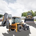 High Quality Earth-moving Machinery Mini 4x4 Agriculture Tractor with Backhoe Loader Excavator for Sale
