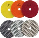 High Quality 3-Step Dry Polishing Pads Flexible Diamond Resin for Granite Marble Stone & Quartz OEM Customizable