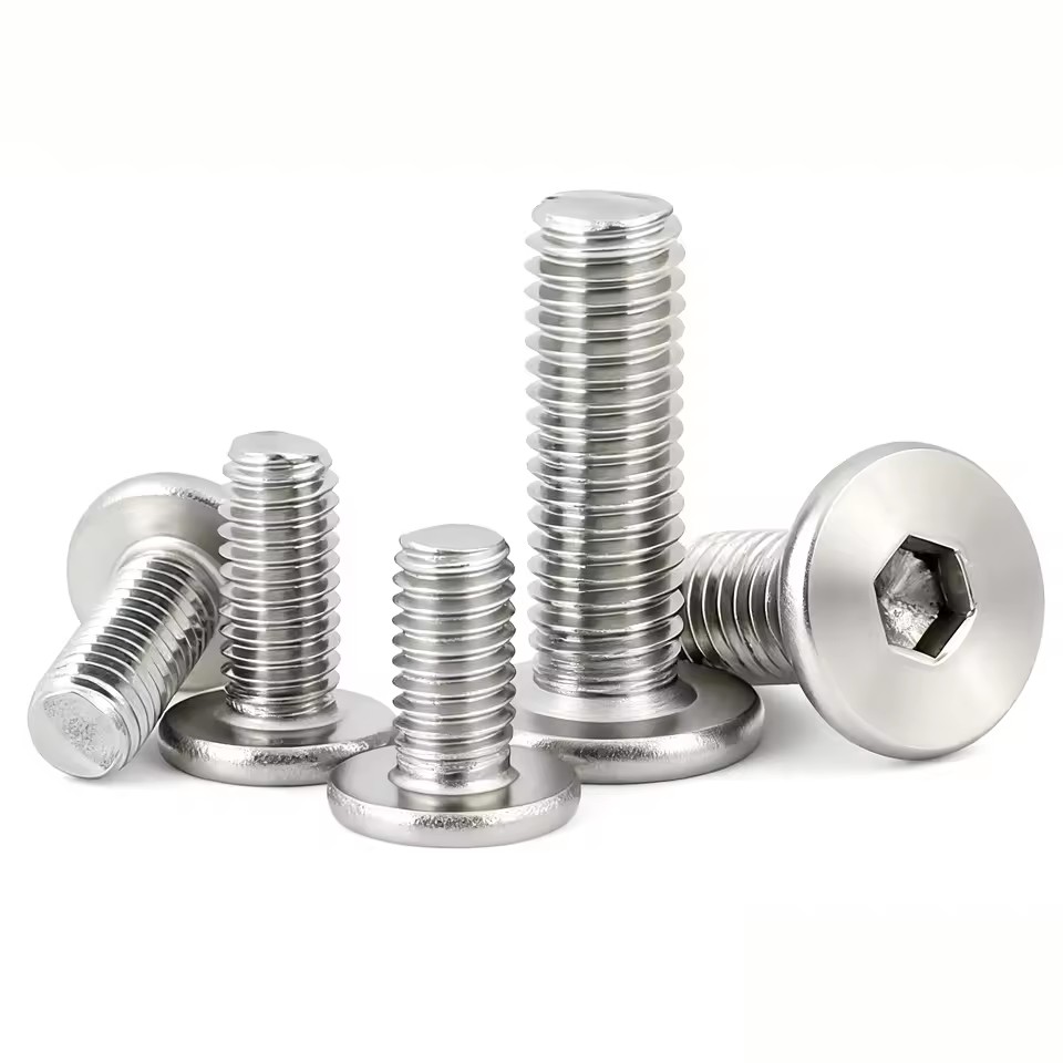 M2 M2.5 M3 M4 M5 M6 M8 Stainless Steel SS Allen Wafer Ultra Low Profile Thin Flat Head Hexagon Socket Machine Screws