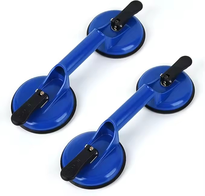 Industrial Aluminium Heavy Duty Vacuum Suction Cups Glass Holder for Lifting Large Glass/Window/Tiles/Mirror/Granite/Floor Gap