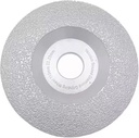 High Quality 100mm & 150mm Vacuum Brazed Diamond Grinding Wheel with Steel Base for Aluminum and Deburring Applications