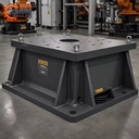 Welded Industrial Robot Mounting Base Frame | Anti-Static Coated | Q345 Steel | ISO 9001 QC | for Heavy Machine Foundation
