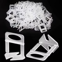 High Quality 2.0mm Plastic Spacer Clips Modern 100pcs Tile Leveling Clips Industrial Durable PE Ceramic Material for Floor