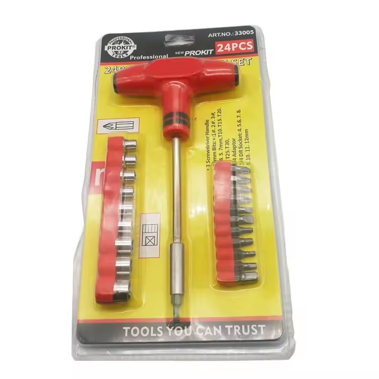 Factory Wholesale Cheap Portable Multifunction Magnetic Socket Screwdriver Tools Set