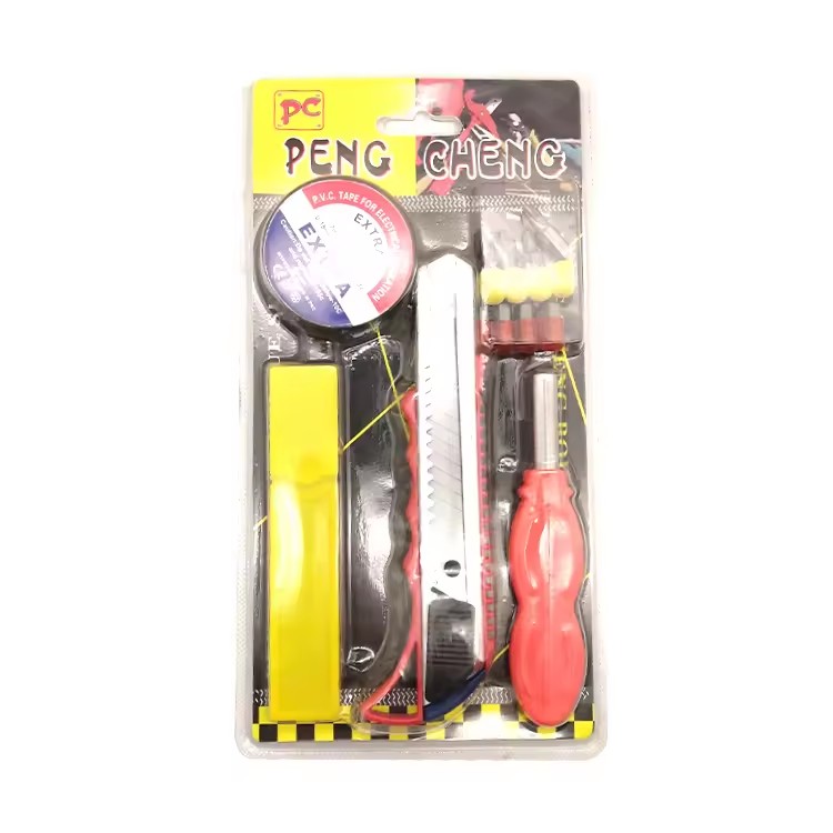 12PC Multifunction Utility Knife Screwdriver Tape Electrician Home Use Repair Tool Set Kits