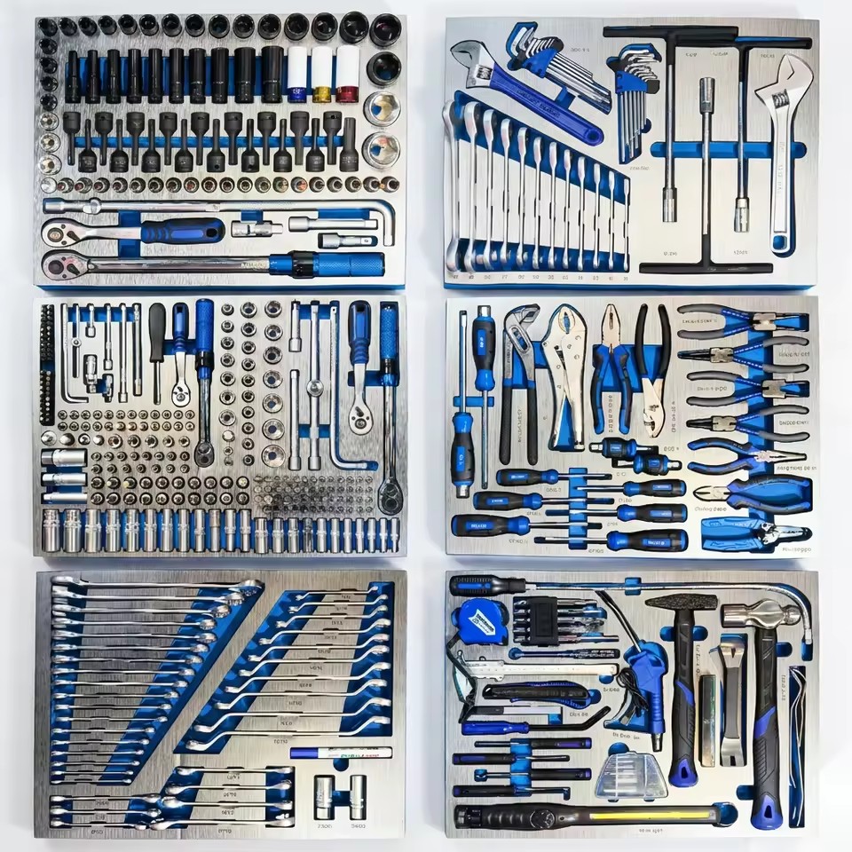 Complete 467Pcs Carbon Steel Heavy Duty Tool Kit Full Set for Home Garage & Auto Mechanical Work